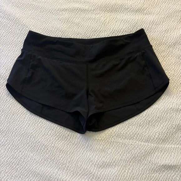Lululemon Speed Up Shorts Low Rise 2.5” Black Size 8 Retired 2020 Edition - Picture 6 of 8
